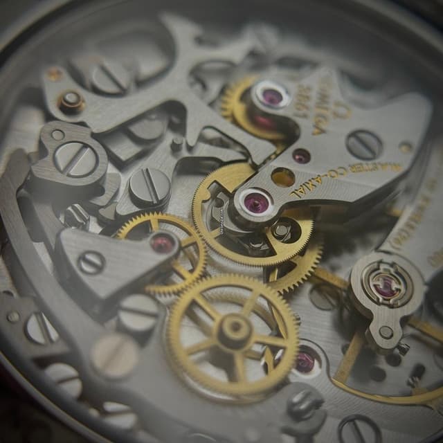 Omega Speedmaster Moonwatch White Dial Close-up