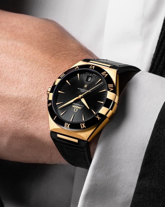 Omega Constellation 41mm Leather Strap View