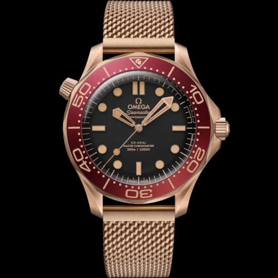 Omega Seamaster Diver 300M 42mm Bronze Gold Front View