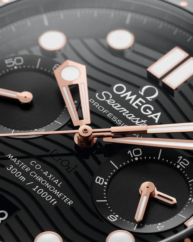 Omega Seamaster Diver 300 M Dial Close-up