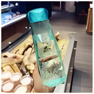 Green Smart Crystal Glass Colored Travel Water Bottle 500ML with stylish crystal design and leakproof lid for daily hydration